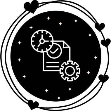 Zaman Yönetimi Yaratıcı Yüksek Çözünürlüklü Grafik Elementi