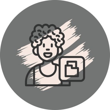 Klasör web simge vektör çizim