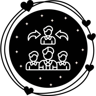 iş liderliği, web basit simgesi