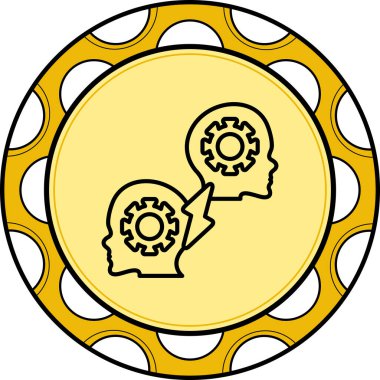 Çakışma Çözünürlüğü Web simgesi vektör çizimi