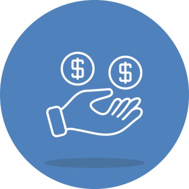 Para web sitesi vektör illüstrasyonunu ver