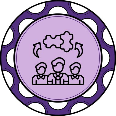 Skills web simgesi vektör çizimi