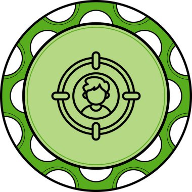 hedef web simge vektör çizim