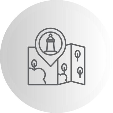 konum web simgesi vektör illüstrasyonu