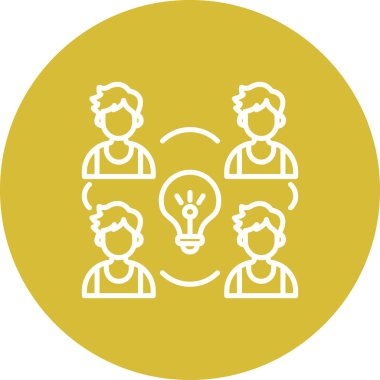 Beyin Fırtınası Ekibi Gelişmiş Yaratıcı Arayüz Grafik ŞekliName