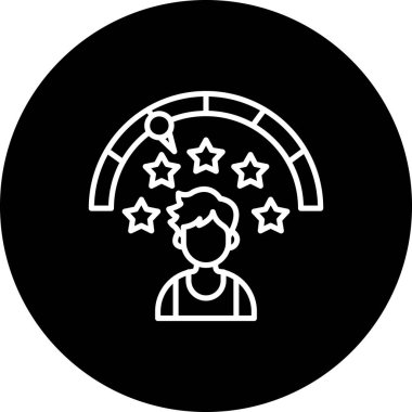 Performans web simgesi vektör illüstrasyonu