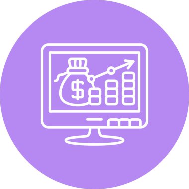 Pazarlama simgesi vektör illüstrasyon tasarımı