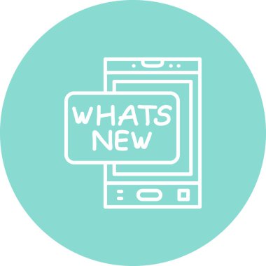 Yeni Web simgesi vektör illüstrasyonuName