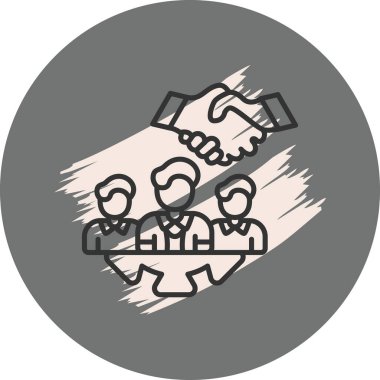 takım web simgesi vektör illüstrasyonu