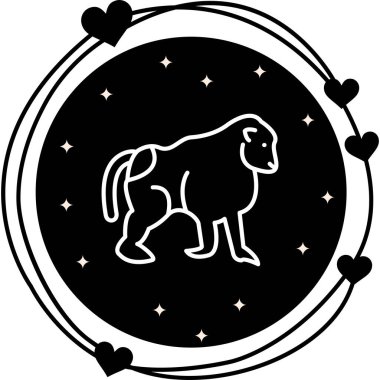 Babun ağ simgesi vektör illüstrasyonu