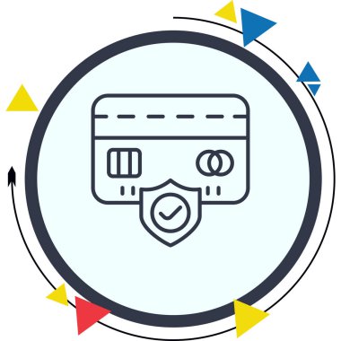 Güvenli Ödeme Biçimli Yaratıcı Tasarım Elemanı