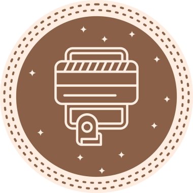 Çevrimiçi Ödeme web simgesi vektör çizimi