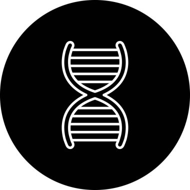 DNA Yapısı Düz Tasarım Sembolü