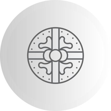 hediye kutusu web simgesi vektör illüstrasyonu