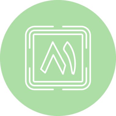 Seksen bir web simgesi vektör illüstrasyonu