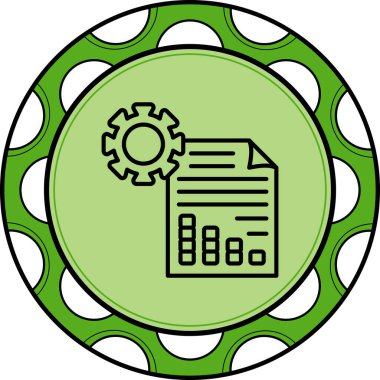 Zarif Profesyonel Düz Grafik Sembolü Raporu