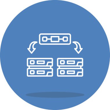 Sunucu Biçimli Özel Vektör Tasarım Varlığı