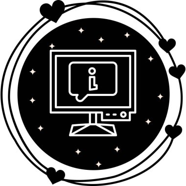 ileti web simgesi vektör illüstrasyonu