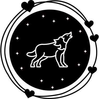 Kurt simgesi vektör illüstrasyon tasarımı