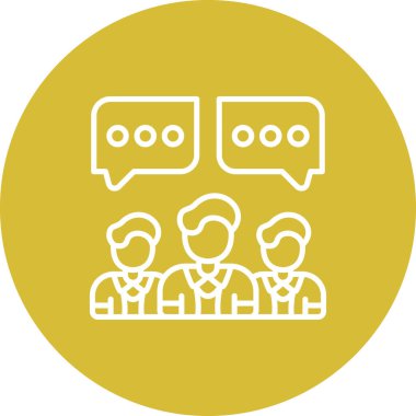  toplantı simgesi vektör illüstrasyon tasarımı