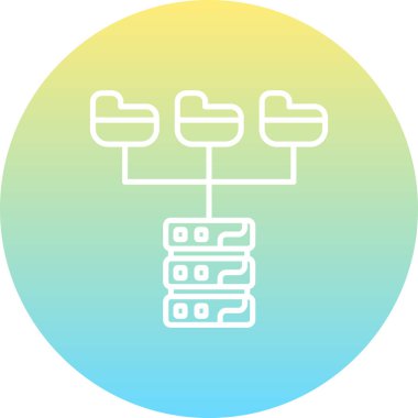 veri simgesi vektör illüstrasyon tasarımı