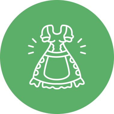Giysiler Dirndl En Düşük Kaliteli Grafik Sembolü