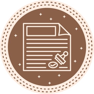 License web icon vector illustration