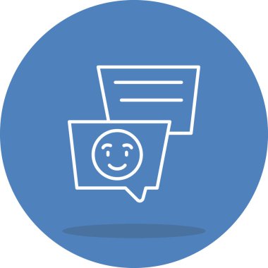 Emoji Web simgesi vektör illüstrasyonu