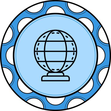 Genel Satır Simgesi, Vektör İllüstrasyonu