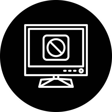 Tv Ban Zarif Çağdaş Dijital Grafik Özelliği