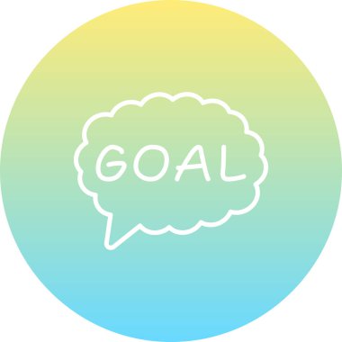 Konuşma balonu çizgisi simgesi, metin basit illüstrasyonlu web etiketi