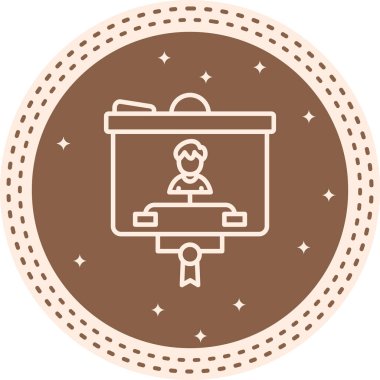 İş uygulamaları veya web sayfaları için en uygun kişi ile bir sunum tahtasında bir organizasyonel grafik.