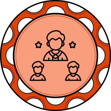 Web simgesi vektör illüstrasyonuna öncülük eder