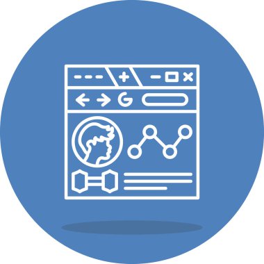 Kullanıcı Profili Zarif Profesyonel Düz Grafik Sembolü