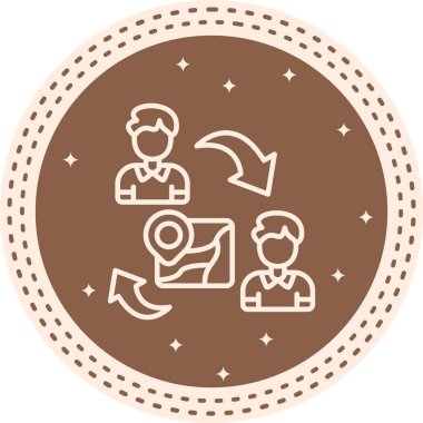  toplantı simgesi vektör illüstrasyon tasarımı