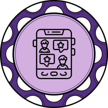 Müşteri Hizmetleri Ajanı Simgesi, vektör illüstrasyonu