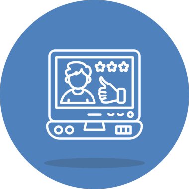 Laptop Modern Dengelenmiş Markalaştırma Vektör Sembolü Personel Sınıflandırması