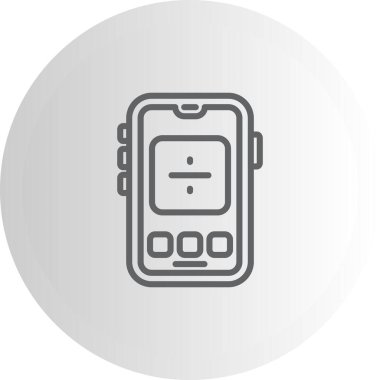 Mobil Bölünme Zarif Profesyonel Düz Grafik Sembolü