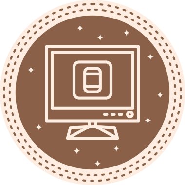 TV Akıllı Telefon Simgesi, Basit Resimler