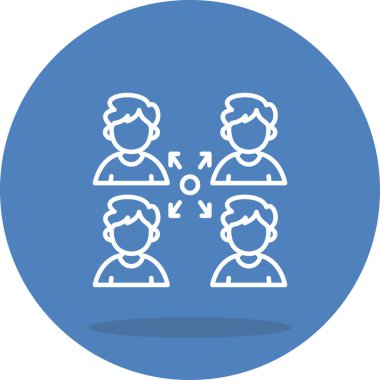  toplantı simgesi vektör illüstrasyon tasarımı