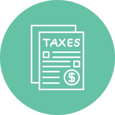 Vergi Sayfaları Minimum Düz Yaratıcı Grafik Tasarımı