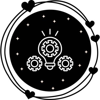 Proje Yönetimi web simgesi vektör illüstrasyonu