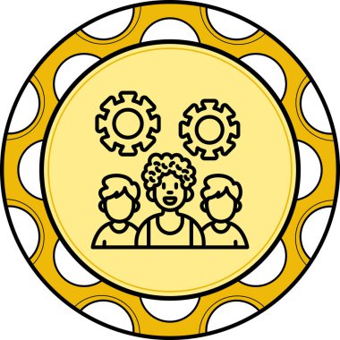 Takım çalışması Yüksek Kaliteli Özel Vektör Tasarımı