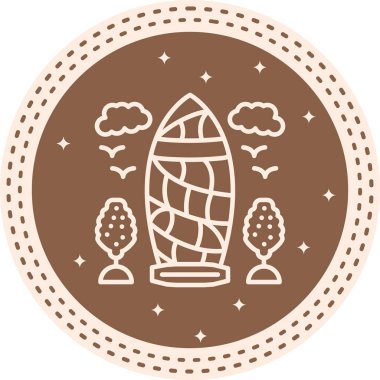 Gherkin Seyahat Yeri Zarif Dengeli Düz Sanat Özelliği