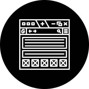 Tel çerçeve ikonu vektör çizimi tasarımı