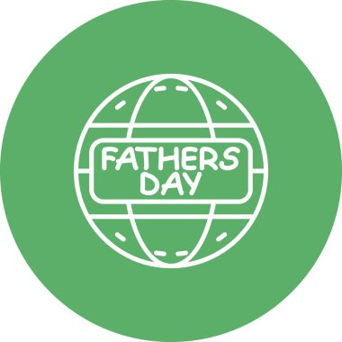 Dünya Babalar Günü Modern Düz Tasarım Özelliği