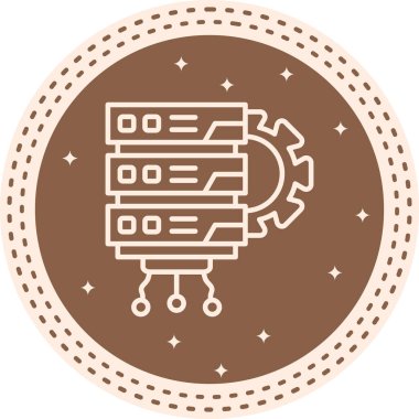 Veritabanı Yenilikçi Düz Ürün Tasarım Sembolü