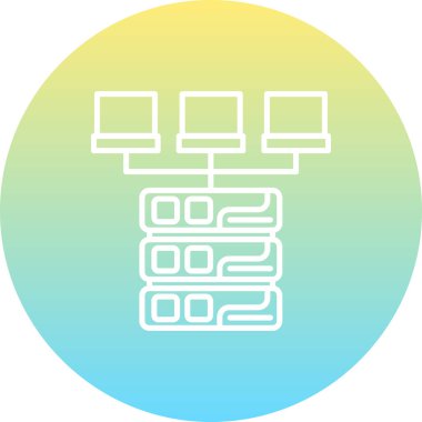 veri simgesi vektör illüstrasyon tasarımı