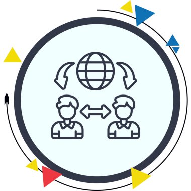 İletişim Zarif Dengeli Düz Sanat Özelliği