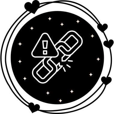 Kırık Zincir Ayrı Modern Temiz Sanat Özelliği